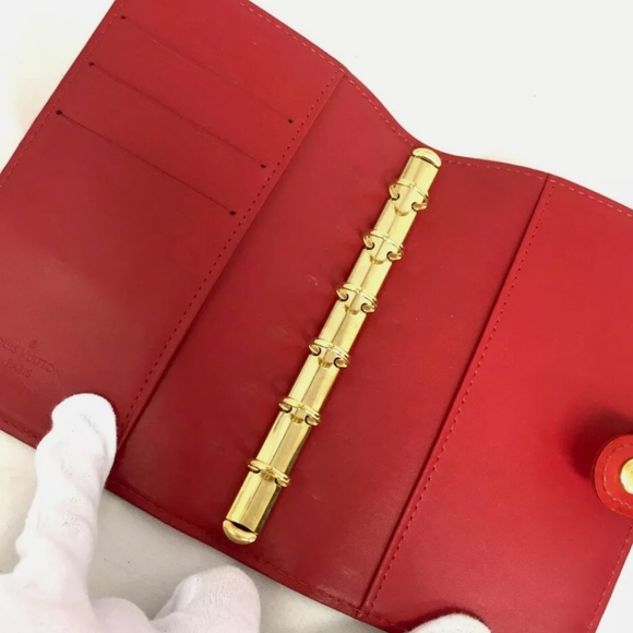 LOUIS VUITTON AUTHENTIC MONOGRAM VERNIS AGENDA PM NOTEBOOK COVER/C1641 - Picture 5 of 6